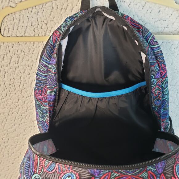 Trans by JanSport Backpack Multicolor Floral Boho Print Unisex 17in School Bag - Picture 7 of 11